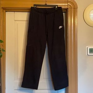 Men’s Nike black Fleece joggers M